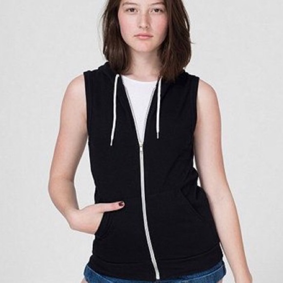American Apparel California Fleece Sweater Vest - Picture 2 of 6